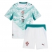 Maglie da calcio Portogallo Rafael Leao #17 Seconda Maglia Bambino Mondiali 2026  Manica Corta + Pantaloni corti)
